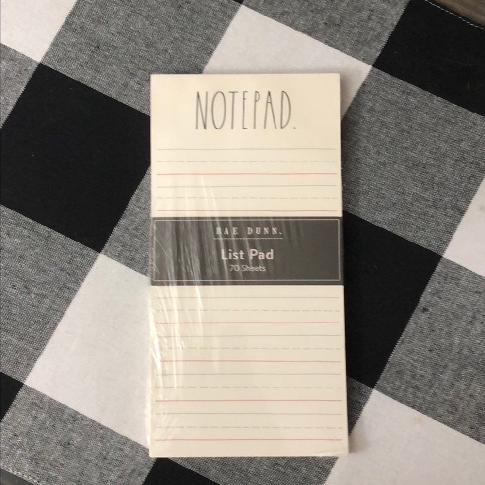 Rae Dunn notepad - Picture 1 of 1